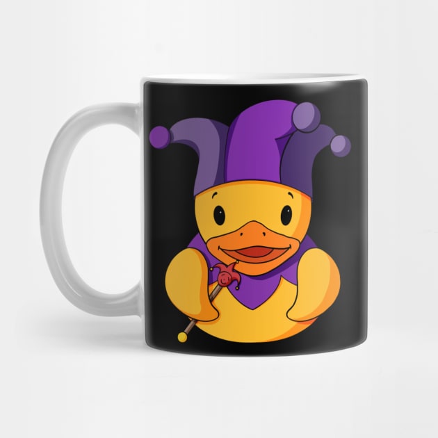 Court Jester Rubber Duck by Alisha Ober Designs